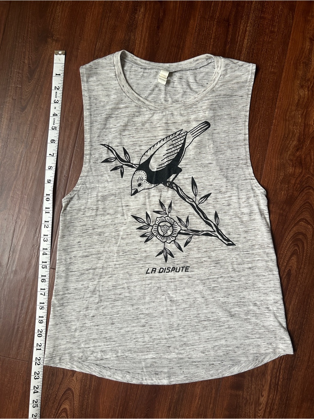 La Dispute 2015 Tour - Women’s Heather Gray Muscle Tank